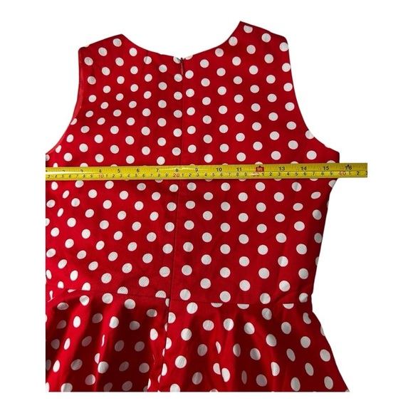 BlackButterfly Kids ‘Audrey’ Vintage Polka Dot 50’s Dress Red & White Sz 11-12 - Picture 5 of 12